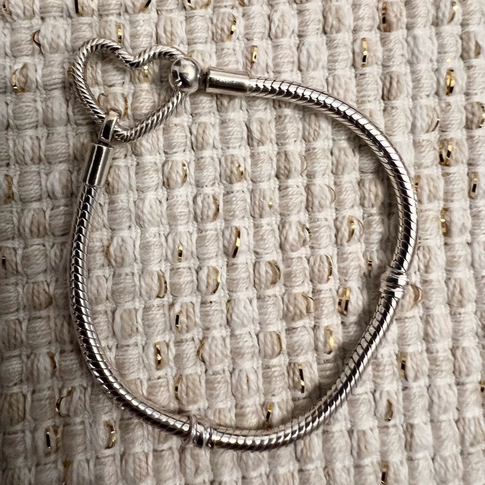 [Pandora] Silver Heart Bracelet